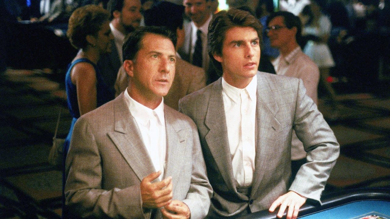 Two men in suits at a casino in Rain Man.