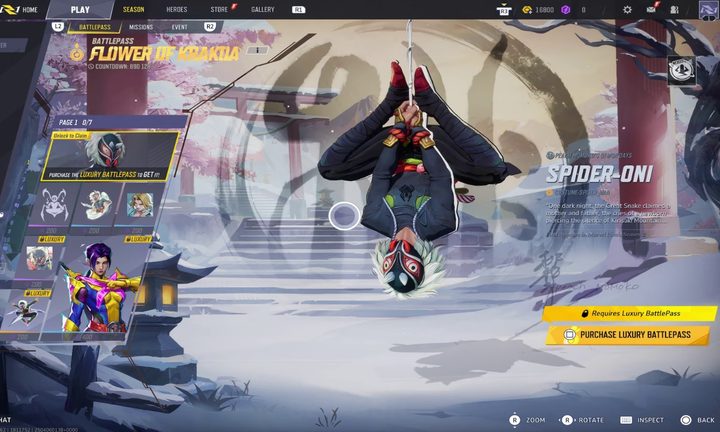 Marvel Rivals Season 2 Spider Oni costume