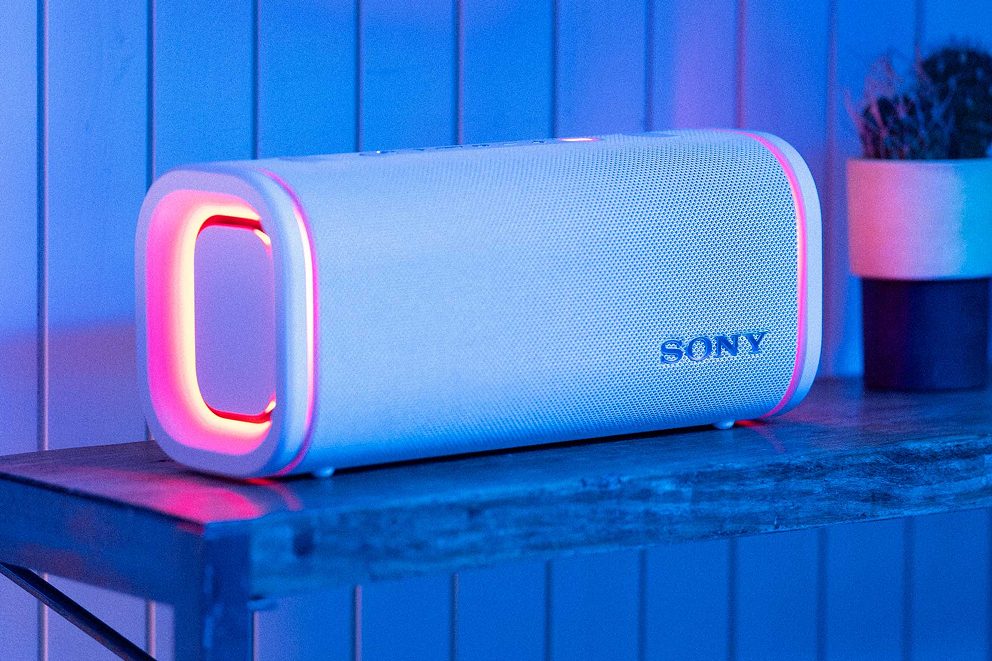 The Sony ULT Field 5 Bluetooth speaker.