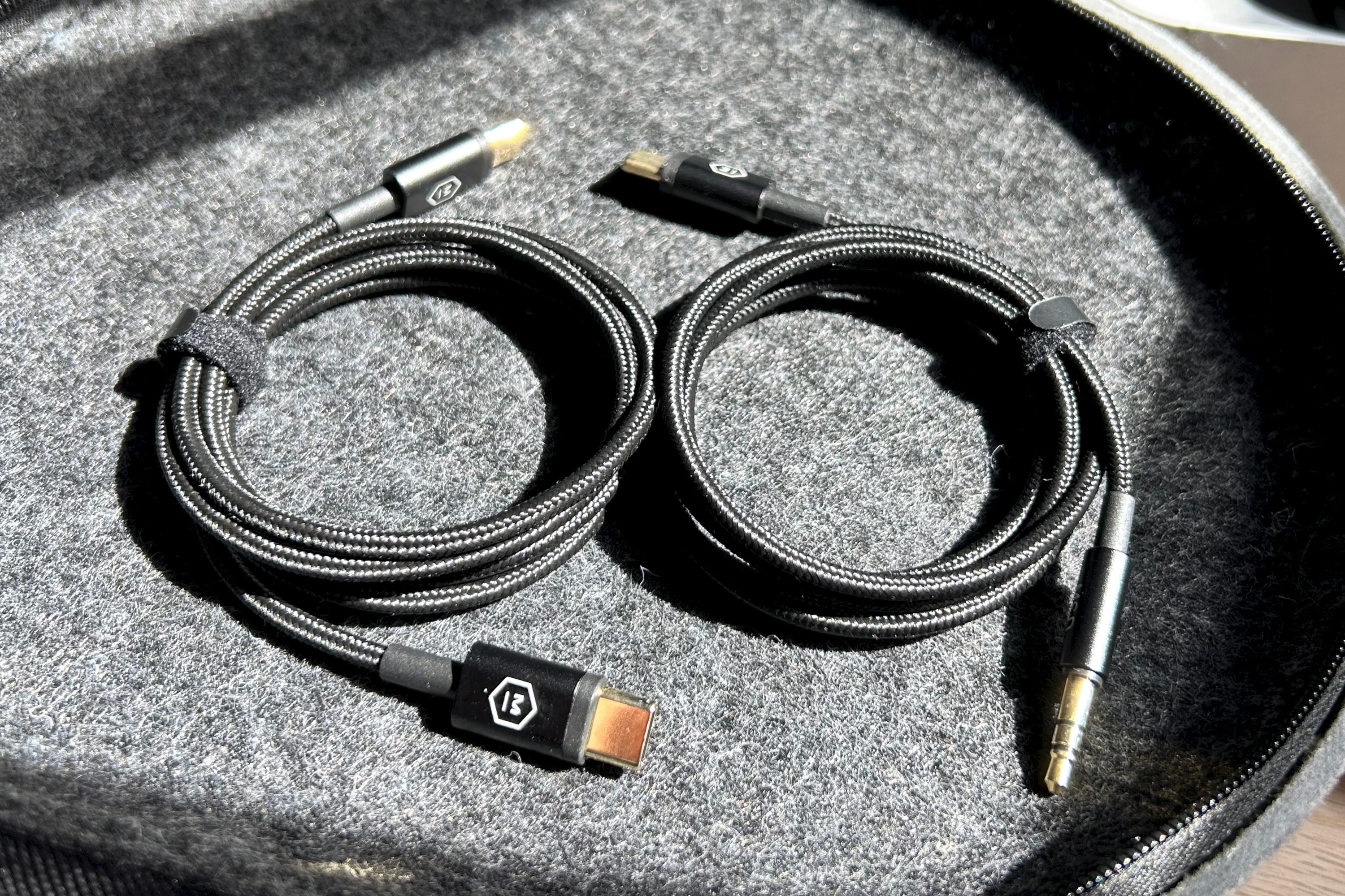 Two Master & Dynamic USB-C cables.