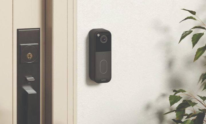 Blink Video Doorbell installed
