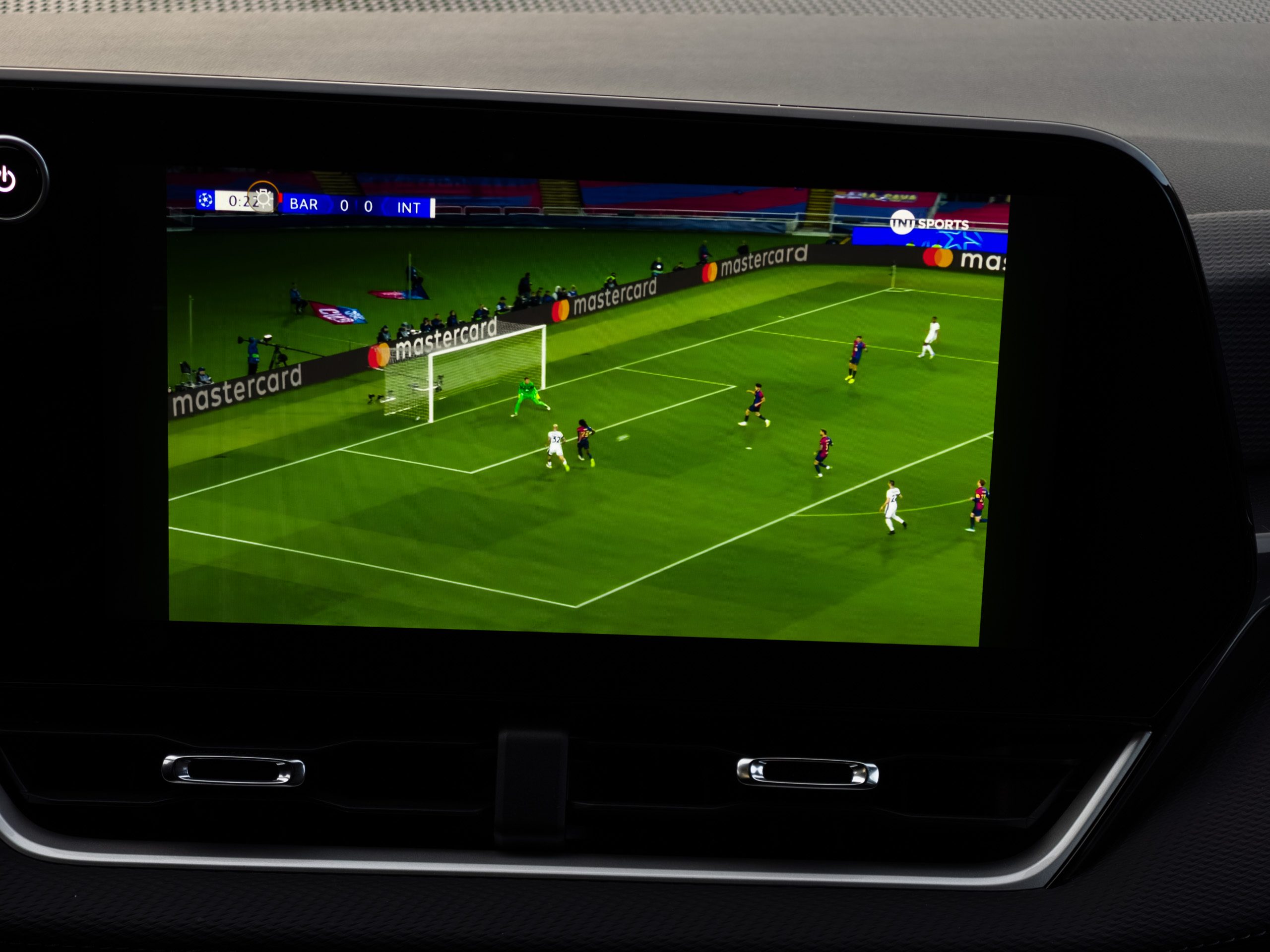 YouTube running on Android Automotive on the Chevy Equinox 2025