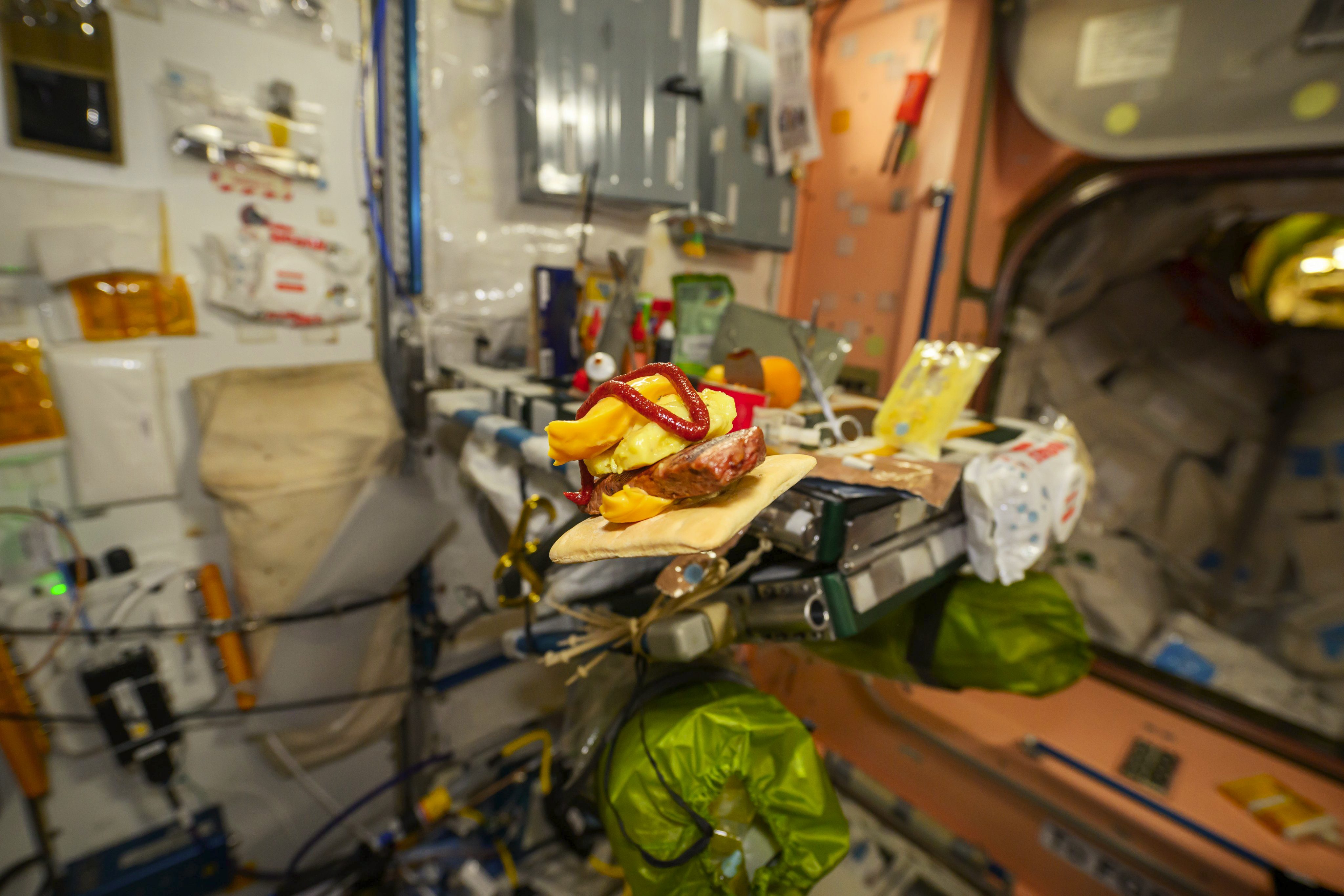 Jonny Kim's space burger.