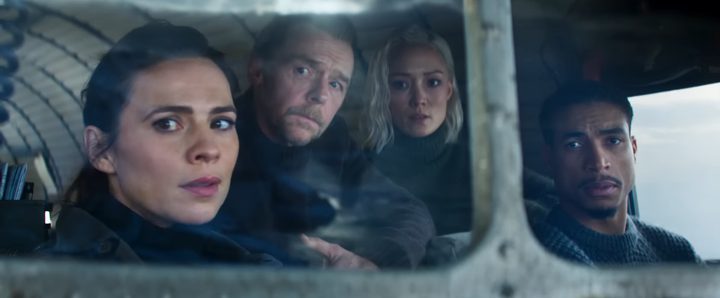 Hayley Atwell, Simon Pegg, Pom Klementieff, and Greg Tarzan Davis in "Mission: Impossible - The Final Reckoning"