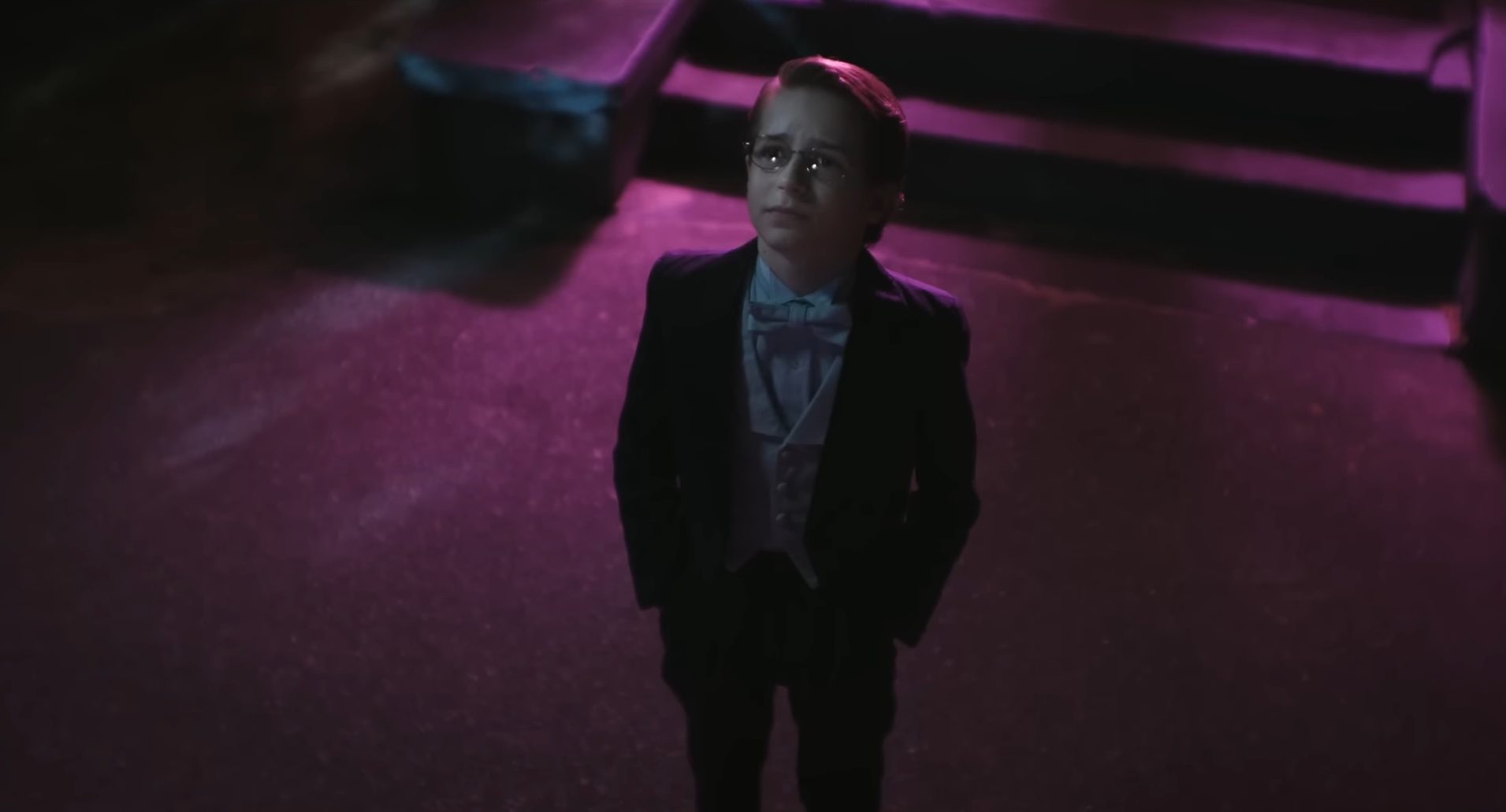 Benjamin Pajak looking up at the sky in "The Life of Chuck."
