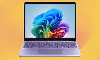 13-inch Microsoft Surface Laptop shown from the front.