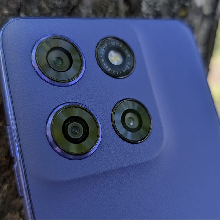 Moto G Stylus 2025 rear cameras closeup