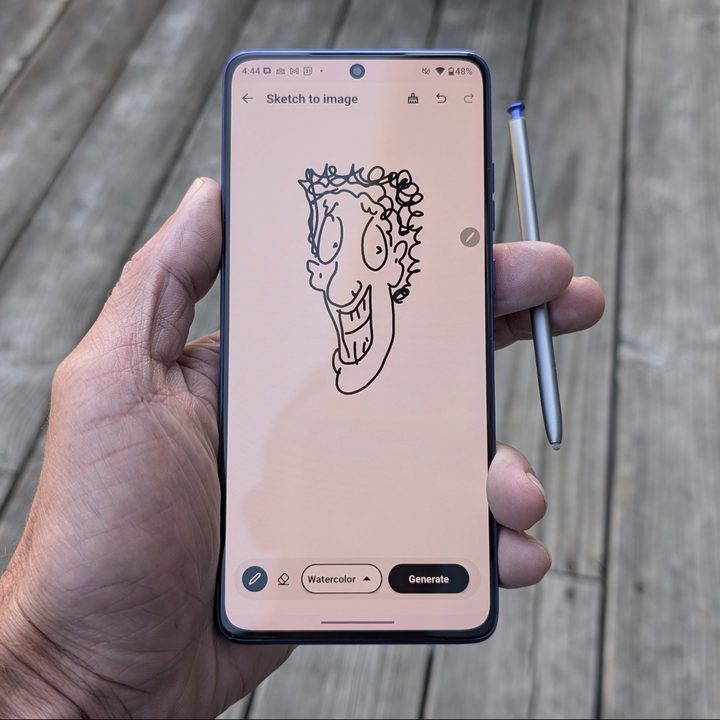 Moto G Stylus 2025 Sketch to Image source