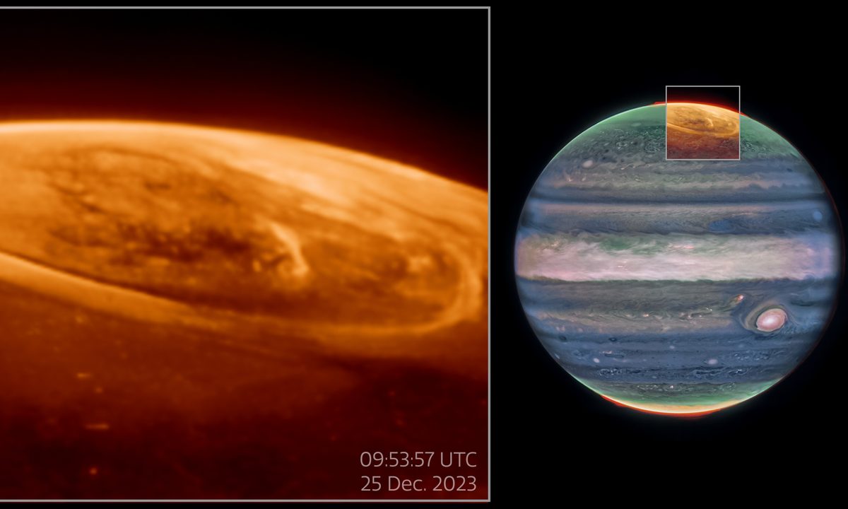 Pullout of aurora observations on Jupiter
