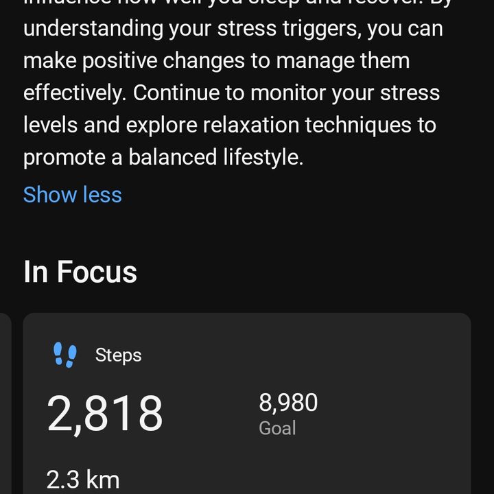 An AI summary in Garmin Connect.