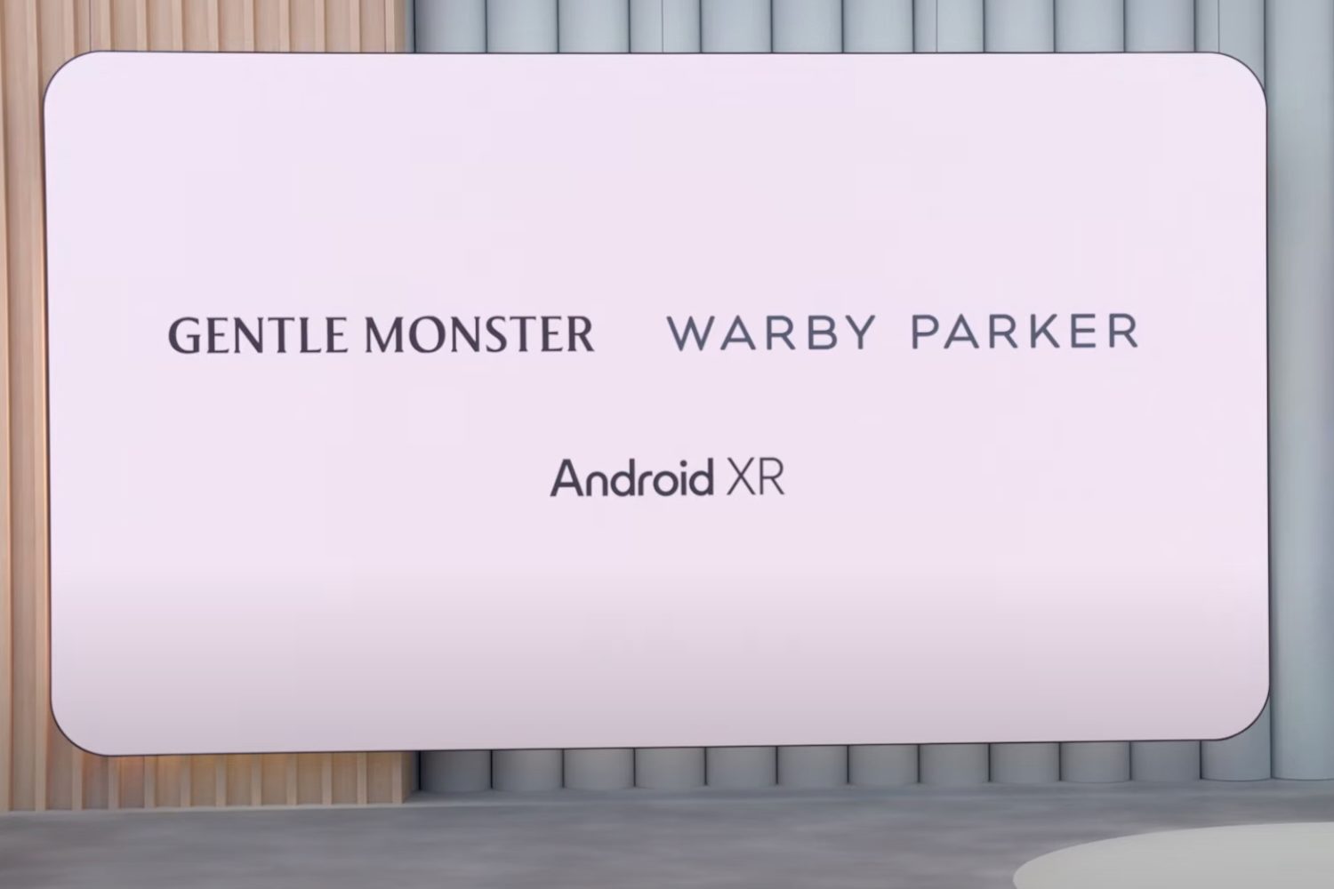 A still image taken from Google I/O 2025's keynote.