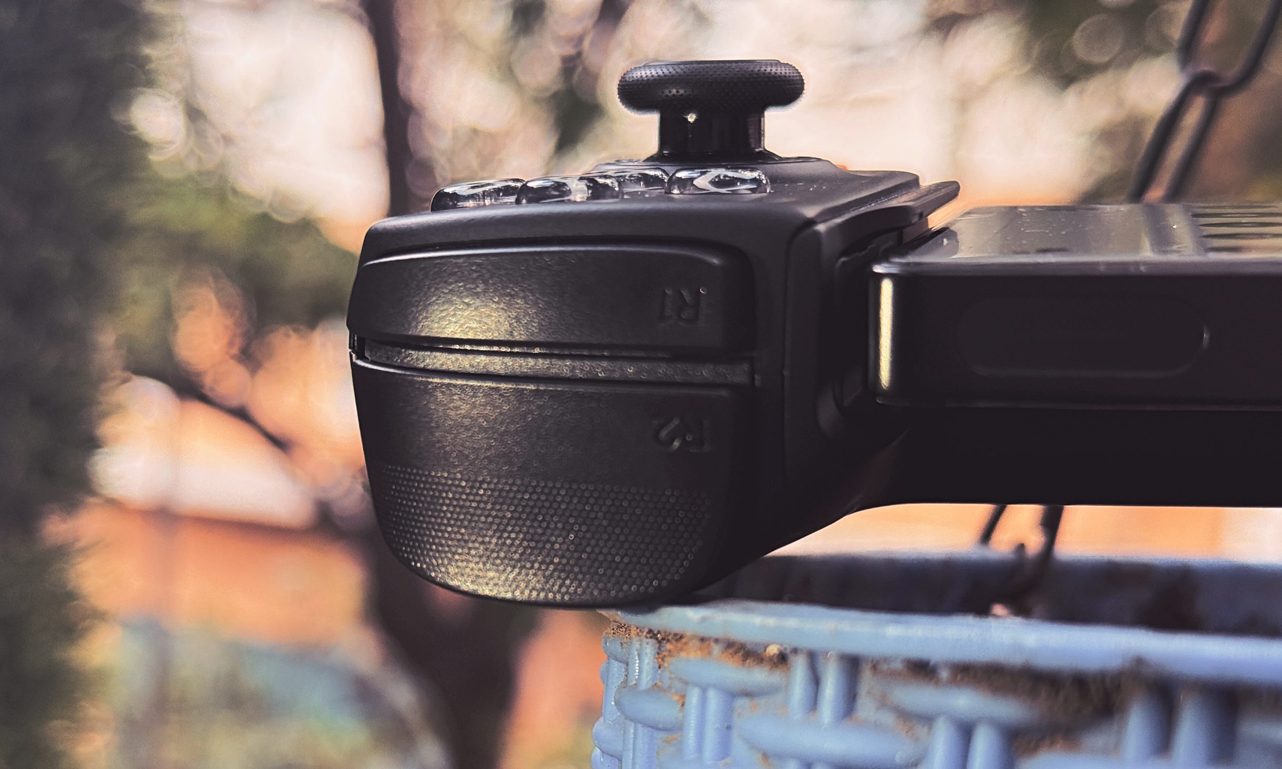 Trigger on the Backbone Pro controller.