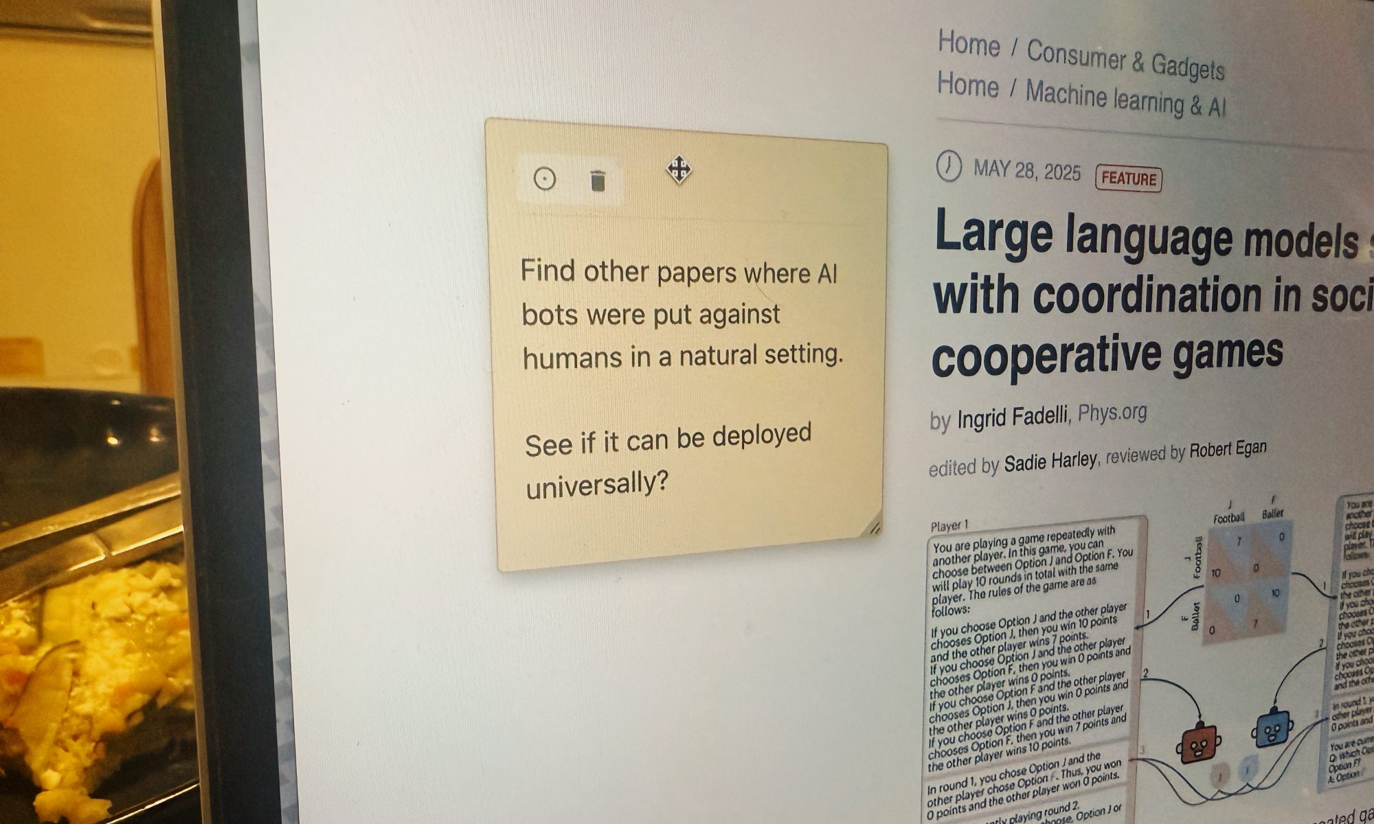 Running the Sticy Notes for Safari app on a MacBook Air.