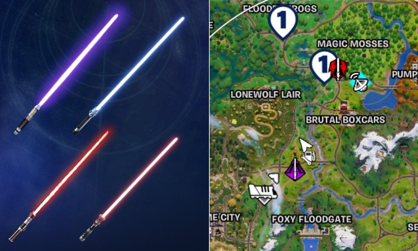 Fortnite Lightsaber map
