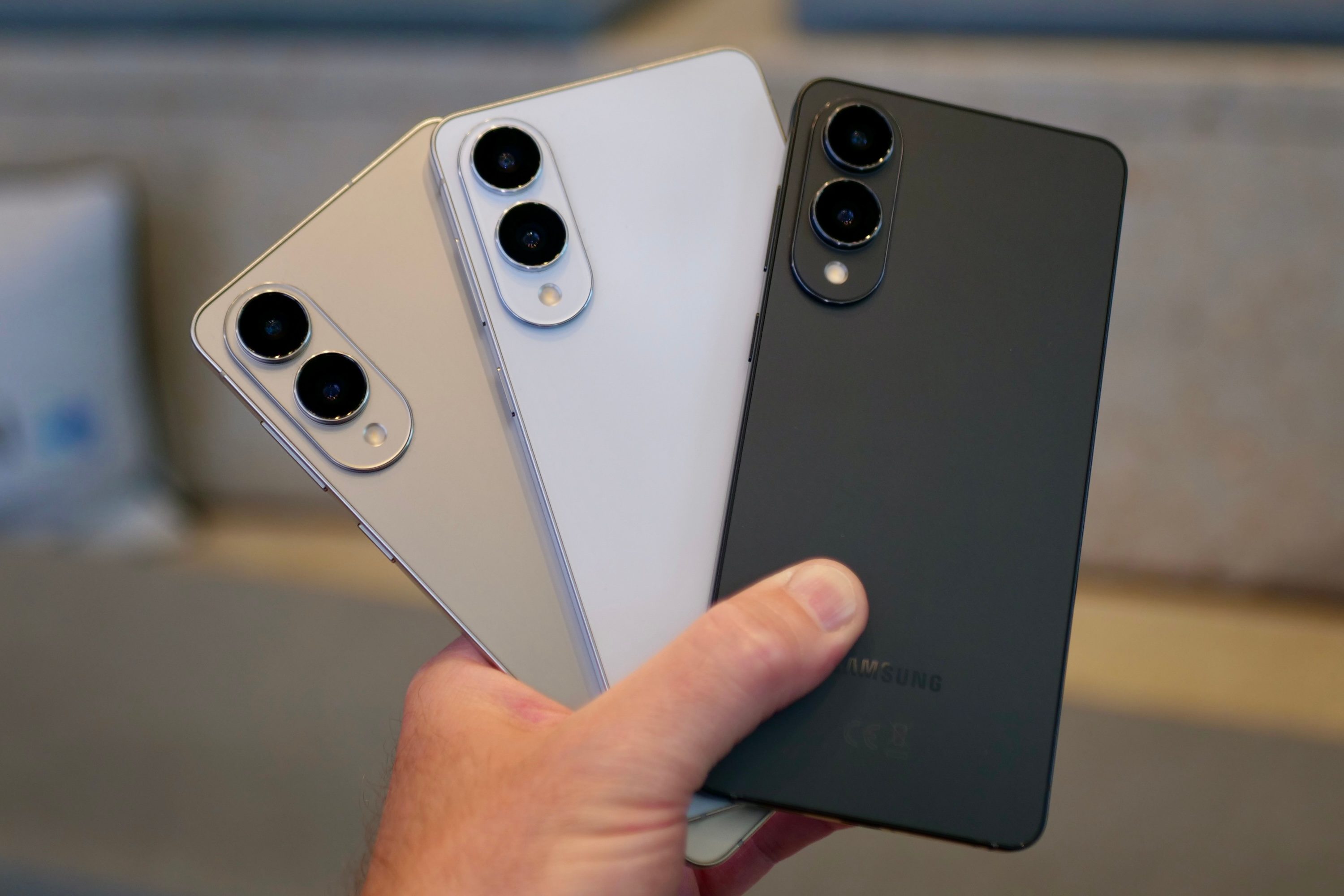 These are the Galaxy S25 Edge colors and this is the one to buy