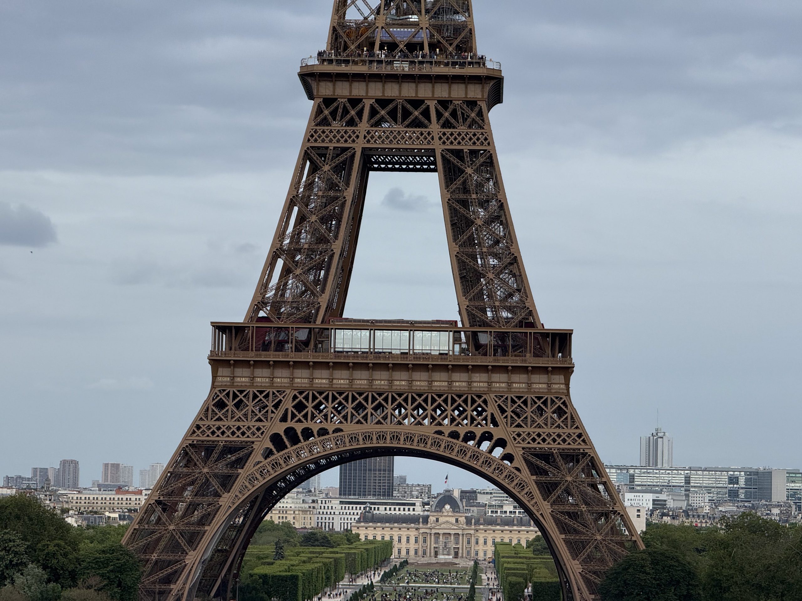 5x photo of the Eiffel Tower in Paris captured on the iPhone 16 Pro