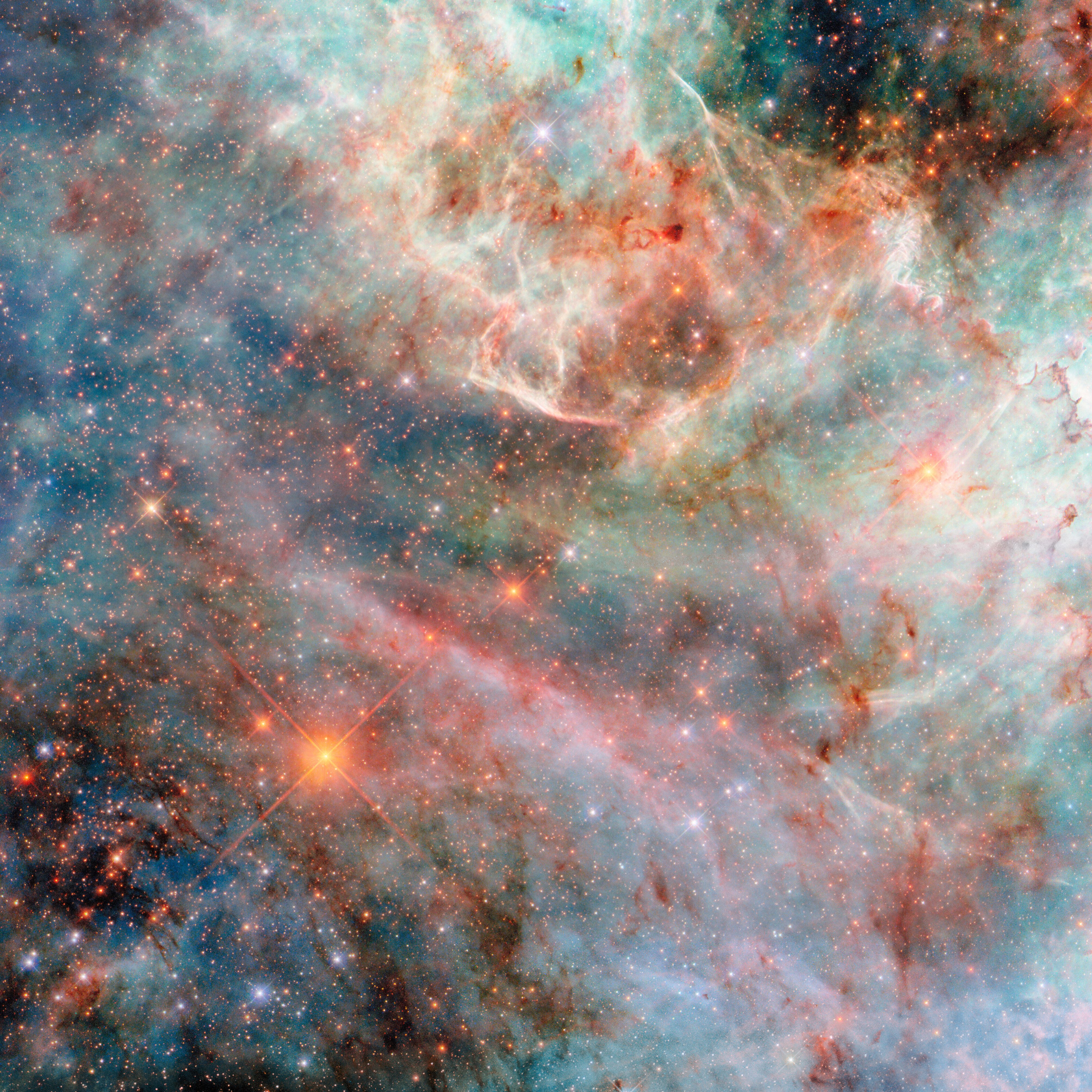 This NASA/ESA Hubble Space Telescope Picture of the Week features a sparkling cloudscape from one of the Milky Way’s galactic neighbours, a dwarf galaxy called the Large Magellanic Cloud.