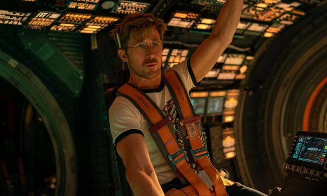 A still from of Dr. Ryland Grace (Ryan Gosling) in Project Hail Mary (2026)