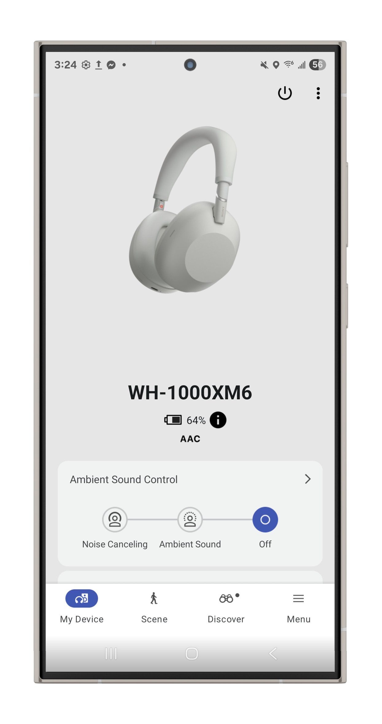 Sony Sound Connect app for Android.