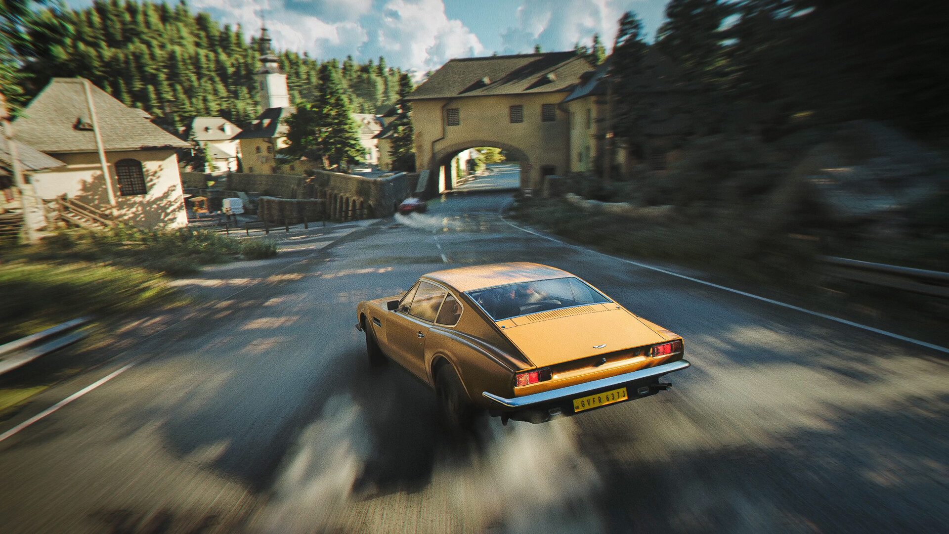 A car swerves in 007: First Light.