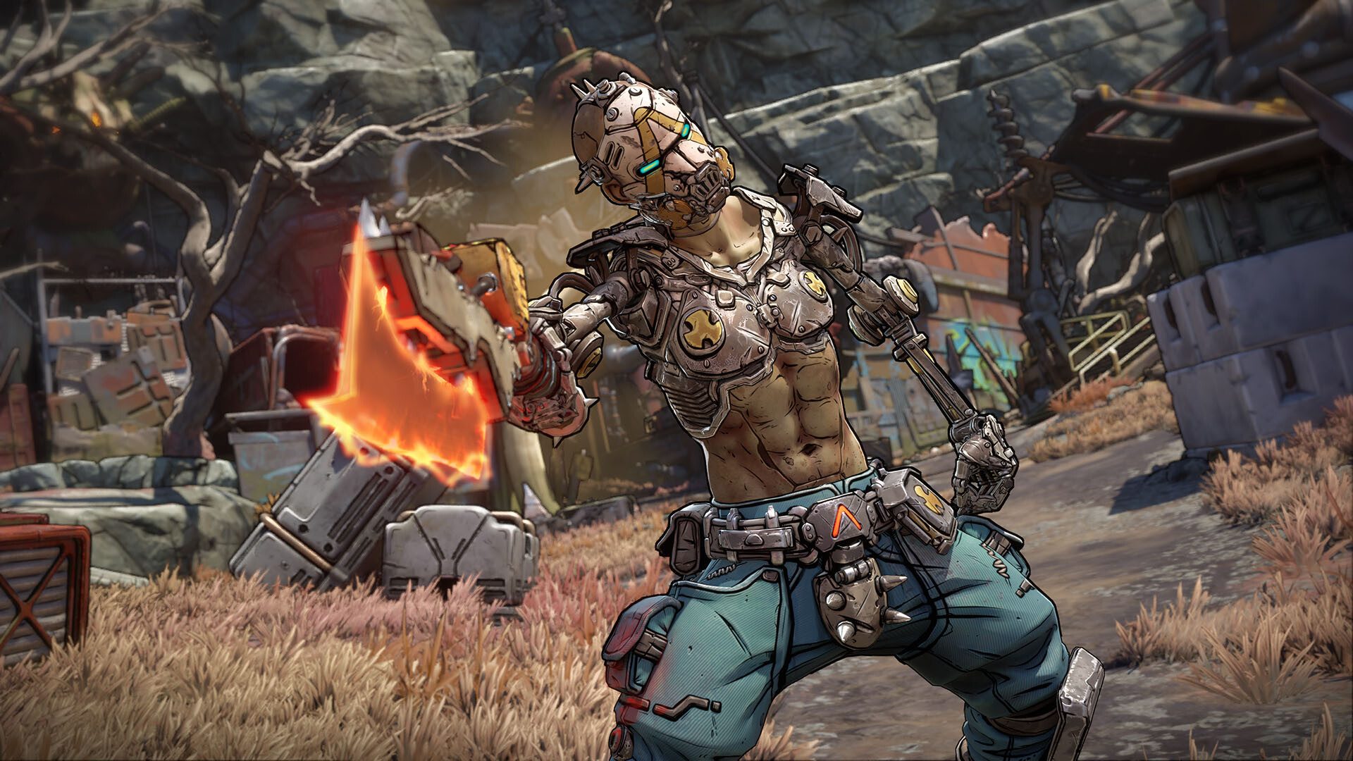 A psycho in Borderlands 4.