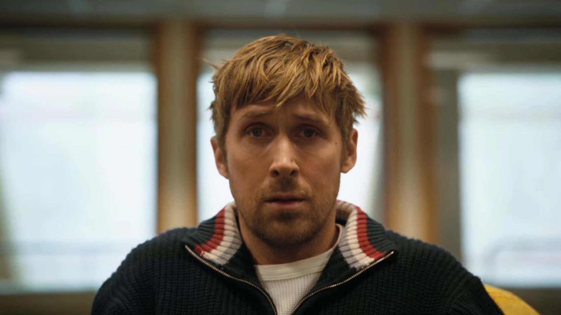 Ryan Gosling looks confused.