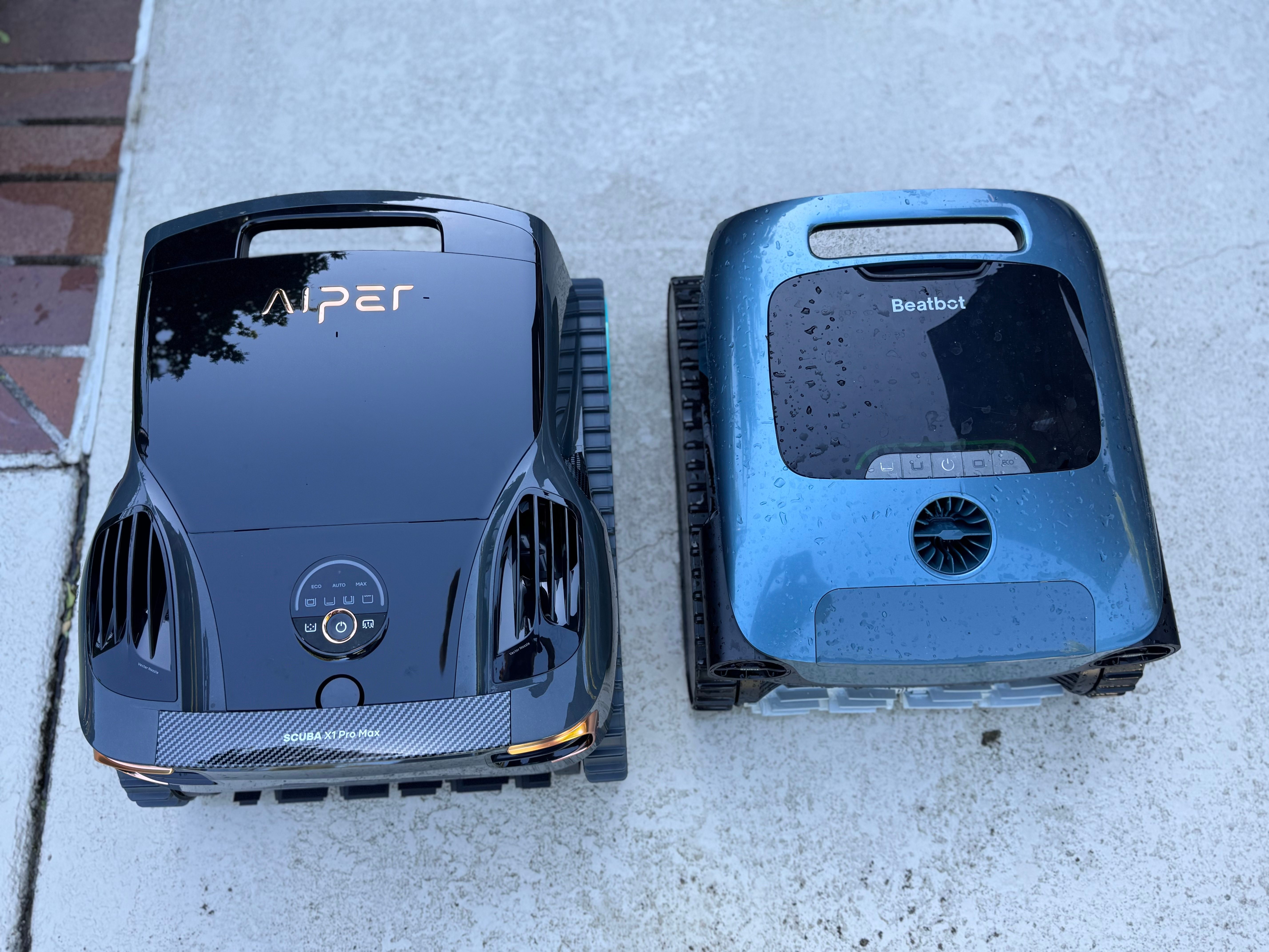 Aiper Scuba X1 Pro Max and BeatBot AquaSense Pro