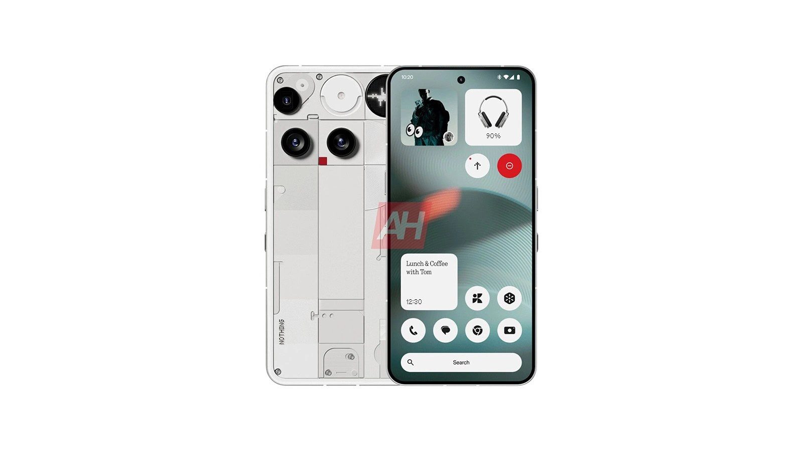 Leaked render of the Nothing Phone 3