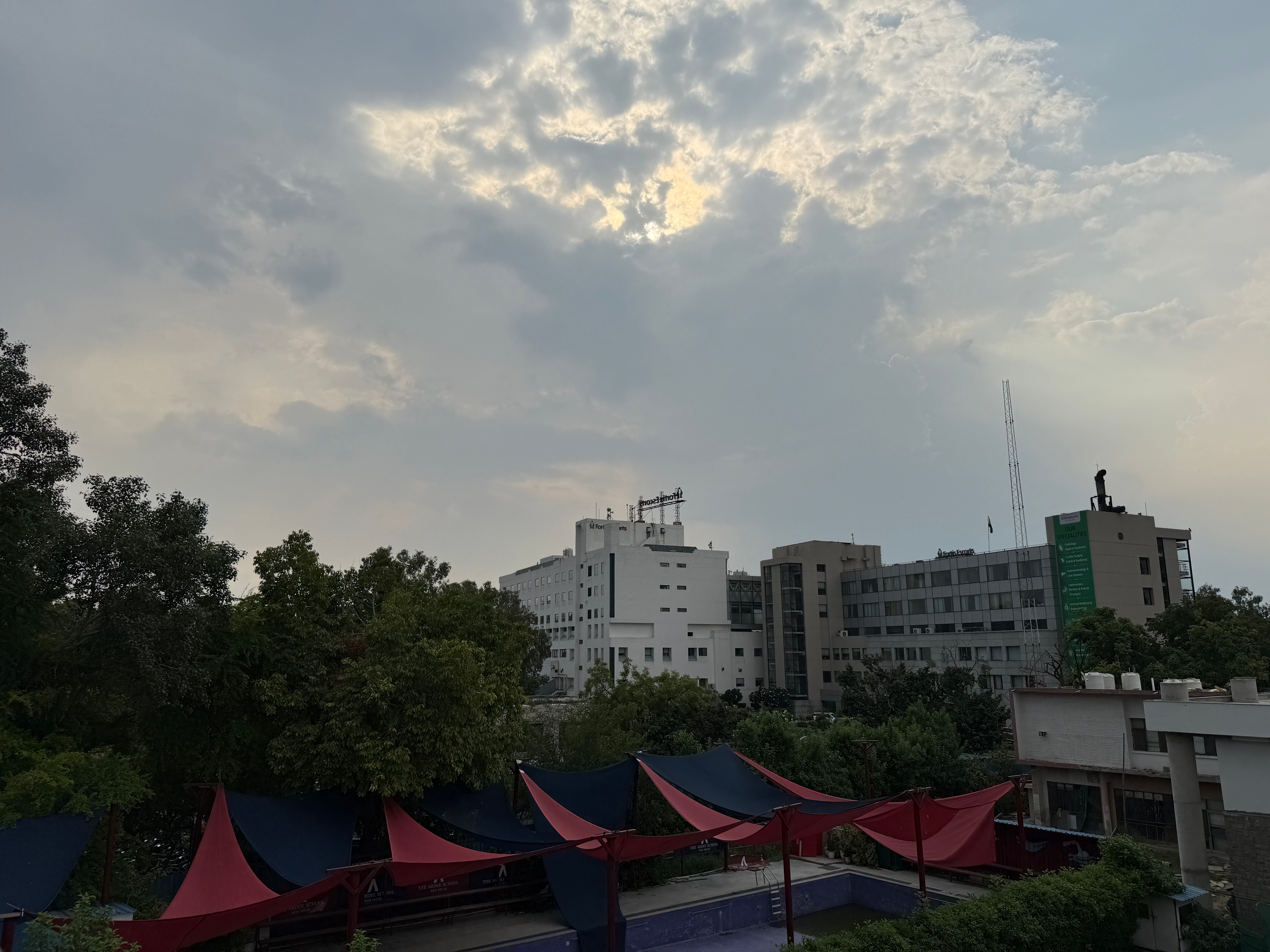 Daylight shot of the clouds captured  by iphone.