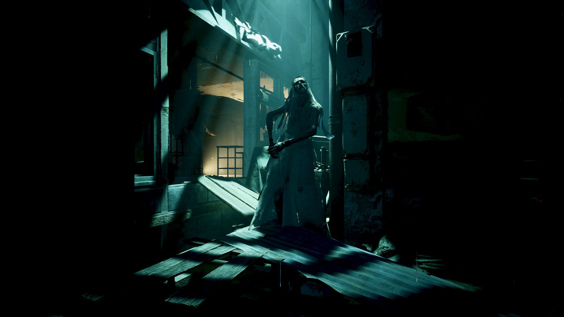A demon stands in a dark room in Sleep Awake.