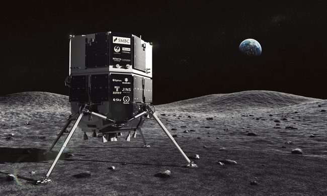 An illustration of ispace's Resilience lander.