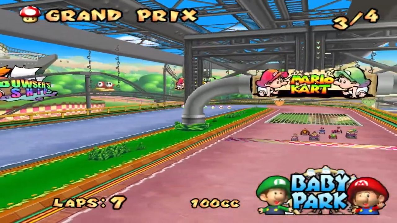 Baby park in Mario Kart: Double Dash.