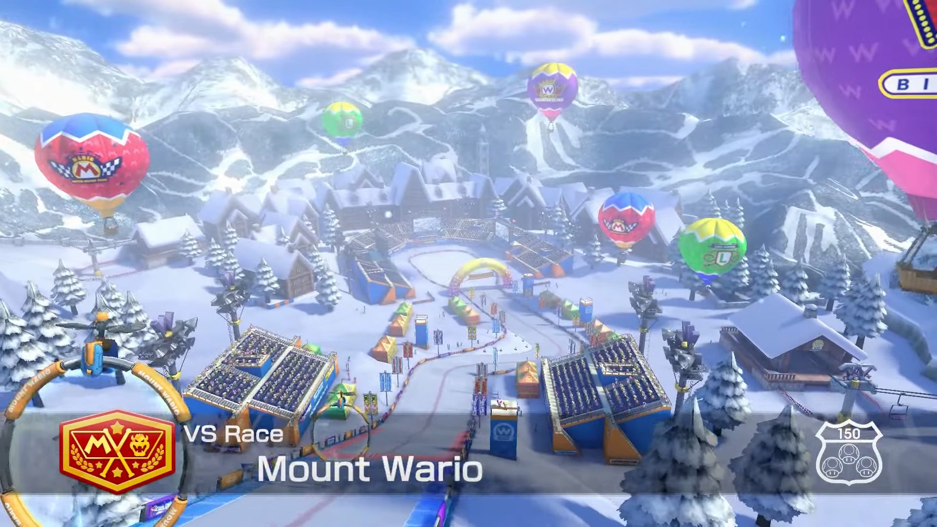 Mount Wario in Mario Kart 8: Deluxe.