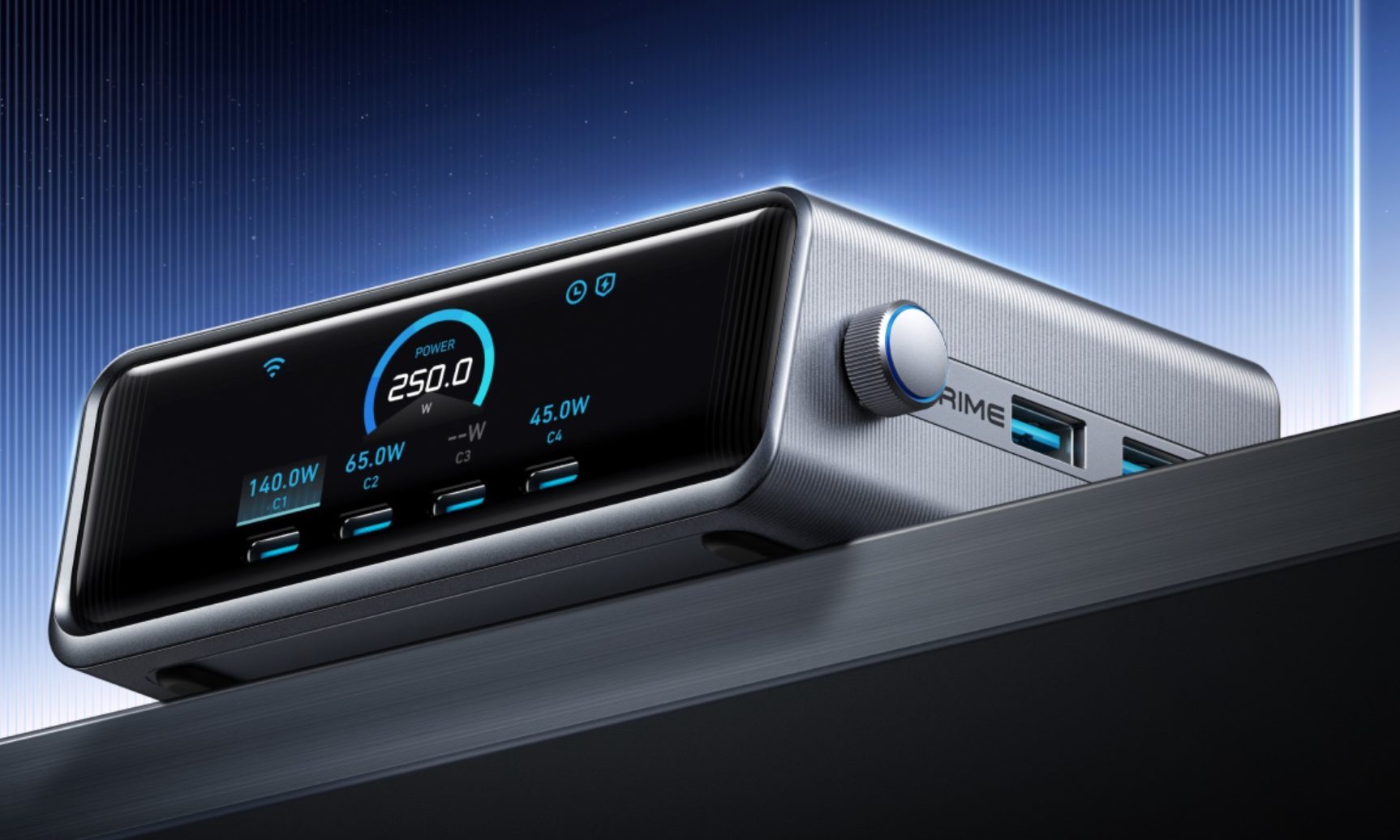 Anker's GaN USB C charging station.