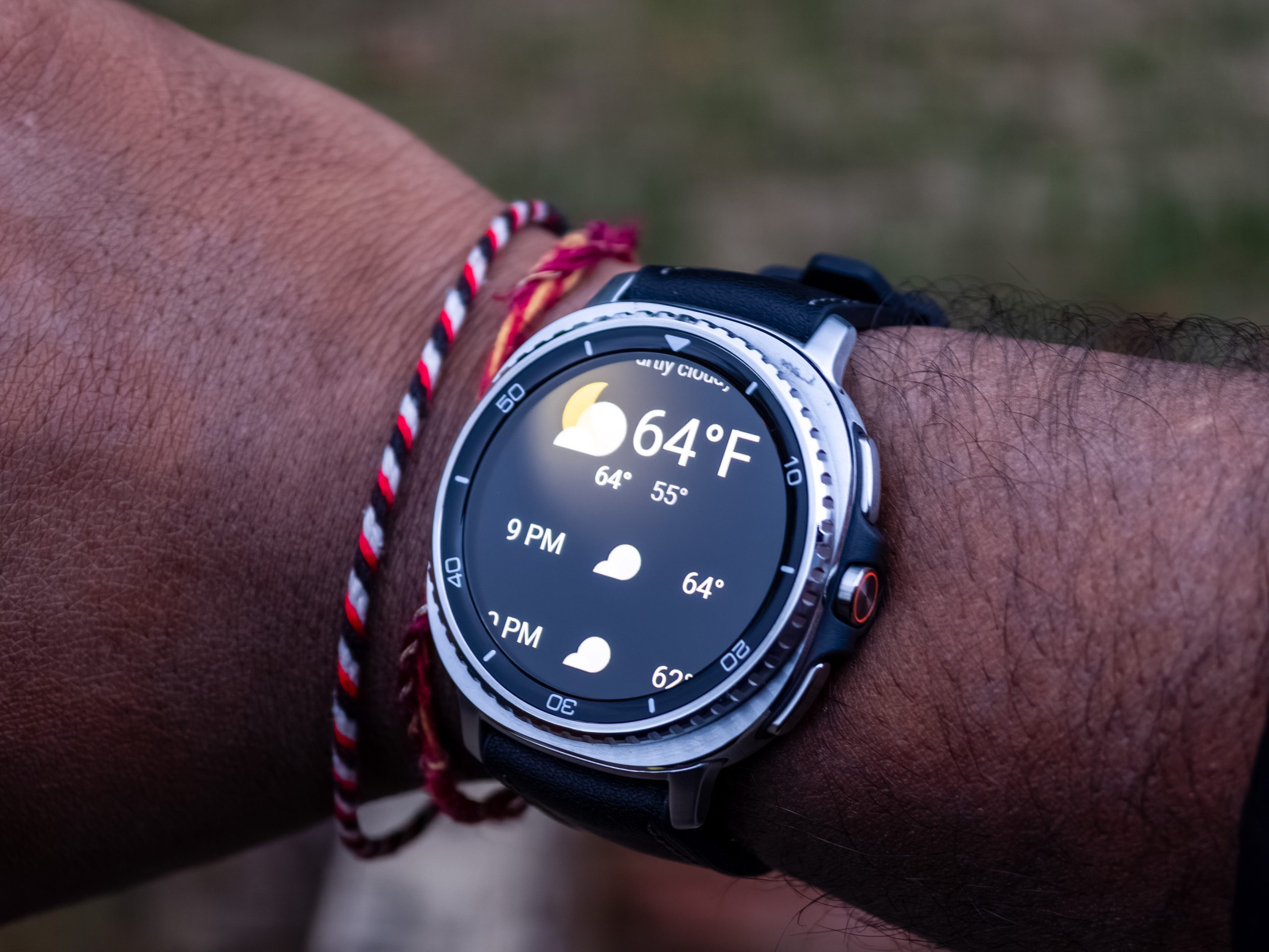 Weather using Gemini on the Galaxy Watch 8 Classic