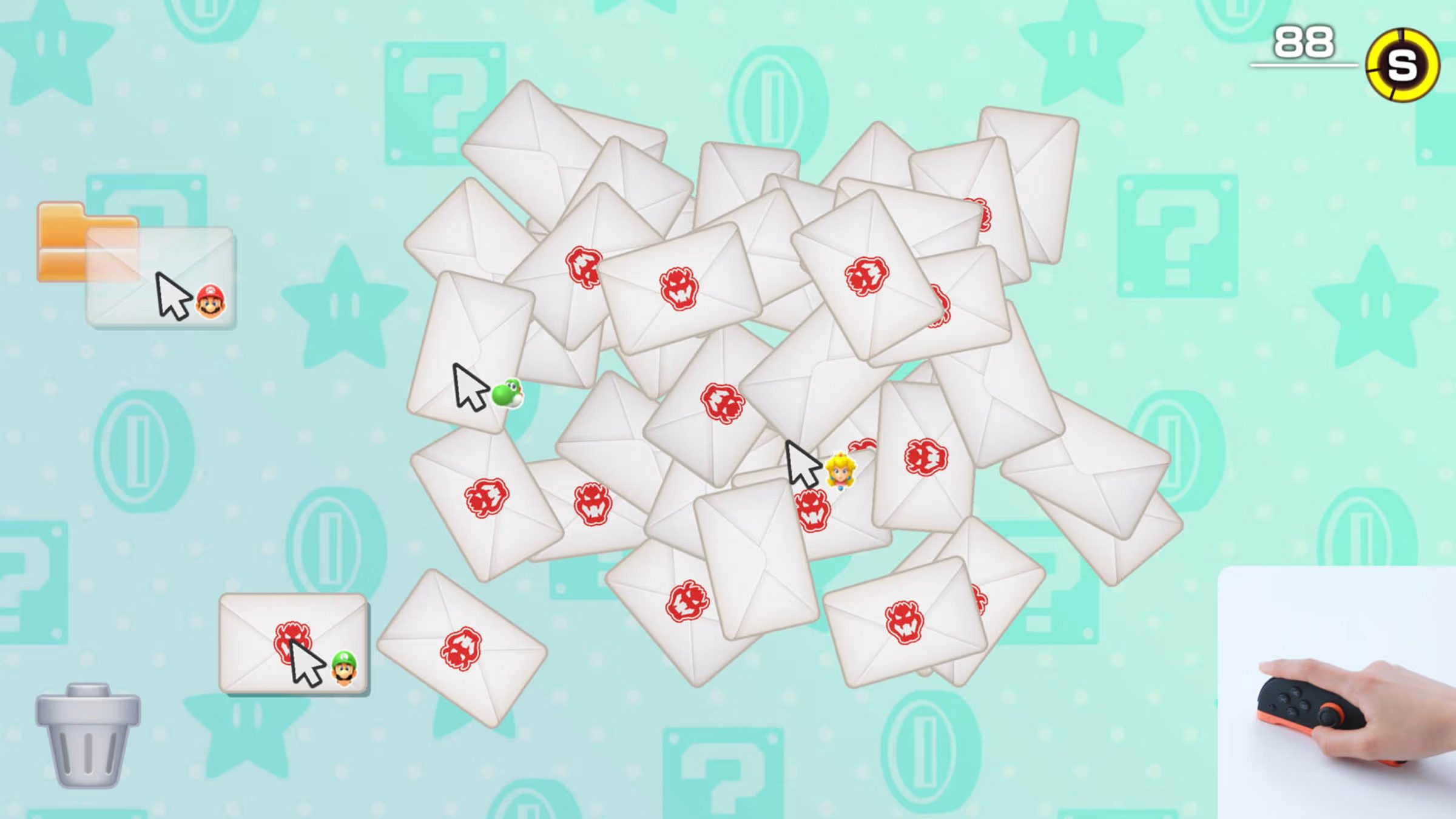 A pile of letters in Jamboree TV.