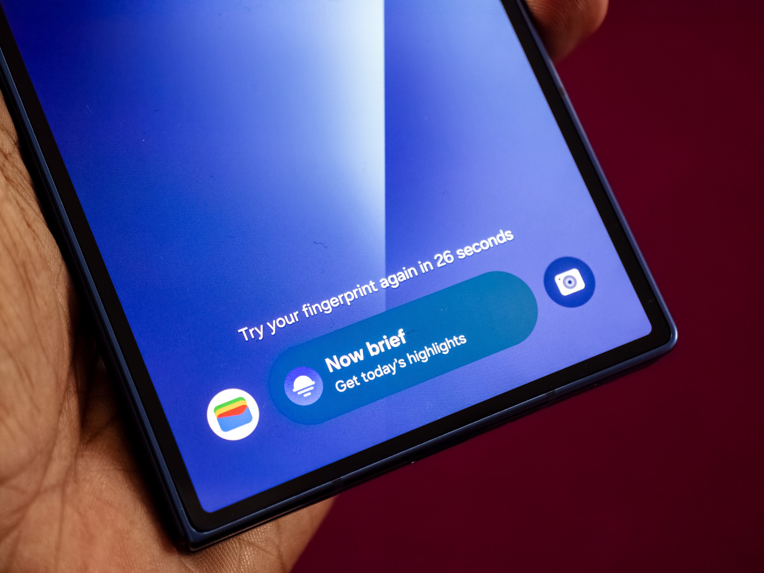 The Galaxy Z Fold 7 fingerprint sensor failure