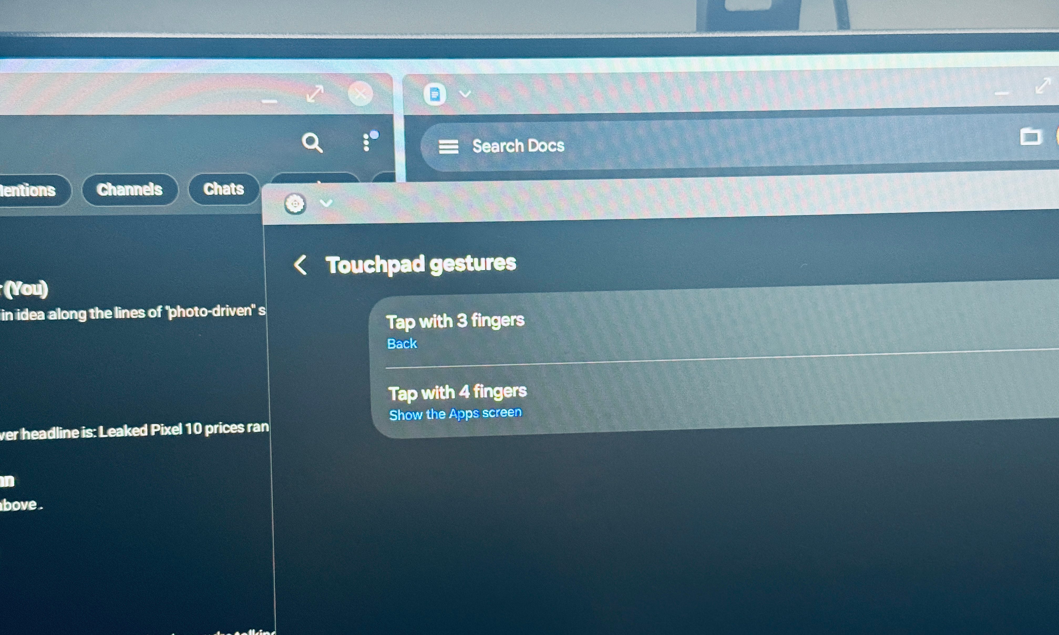 Connecting a Galaxy Z Fold 7 to a monitor and firing up Samsung DeX.