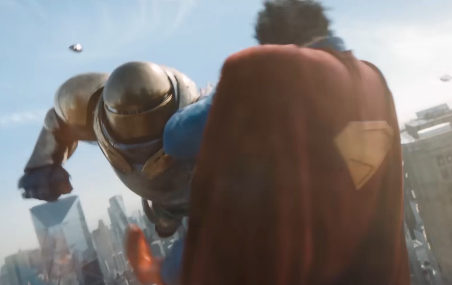 Superman fighting the Hammer of Boravia in Superman.
