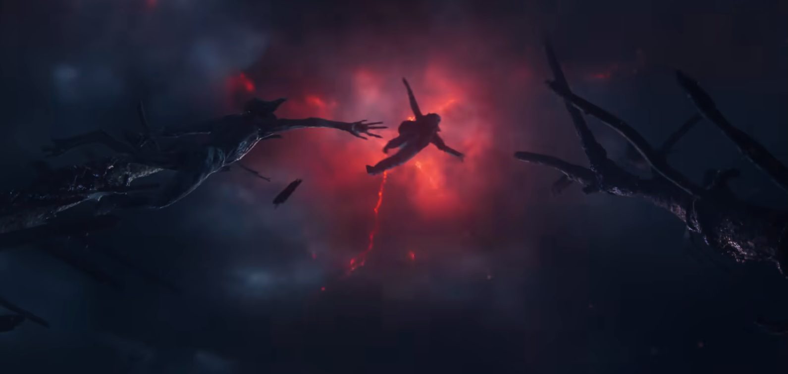 Will jumping away from a Demogorgon in Stranger Things.