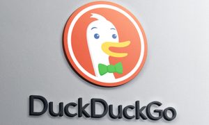 The DuckDuckGo logo.