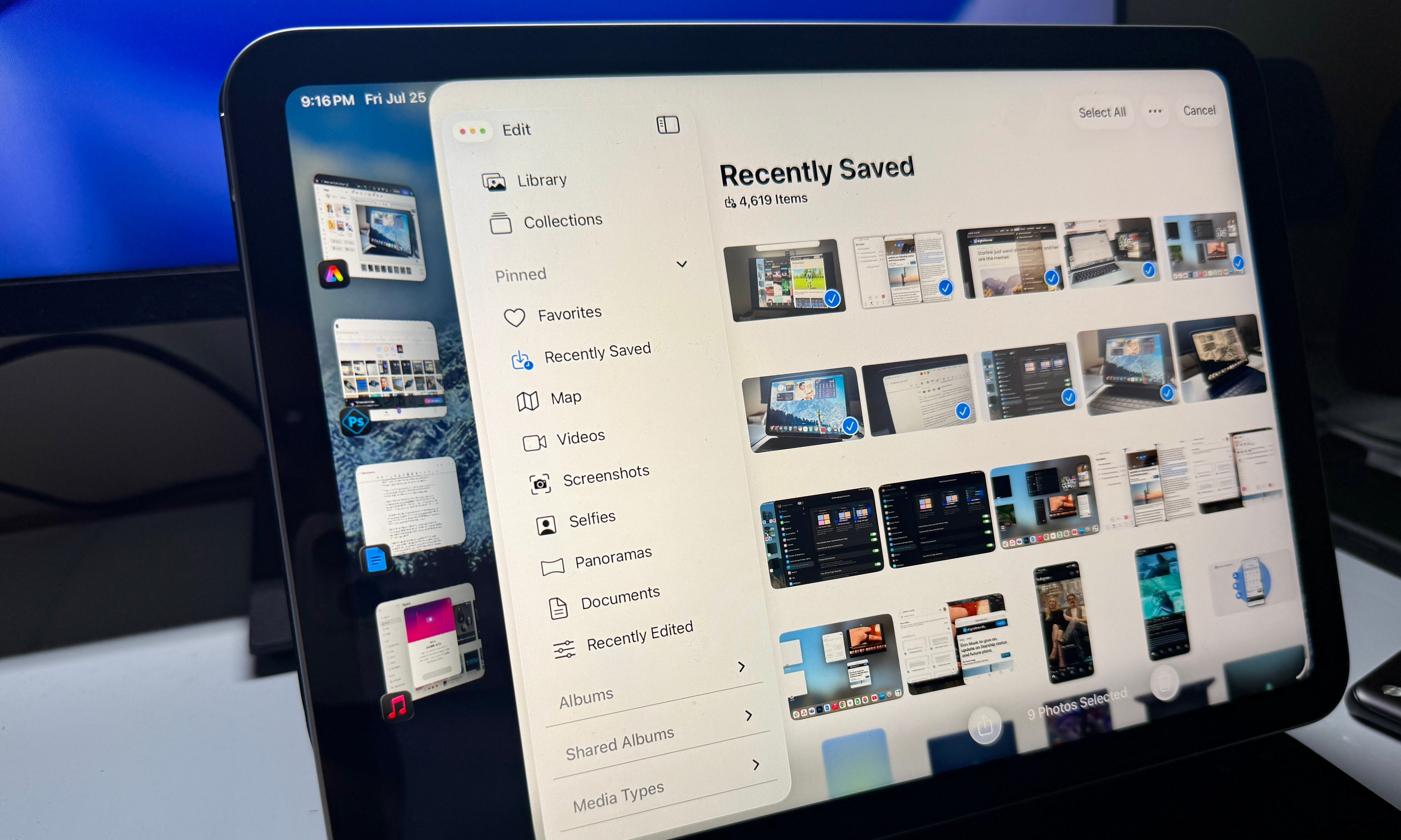 Stage Manager mode in iPadOS 26.