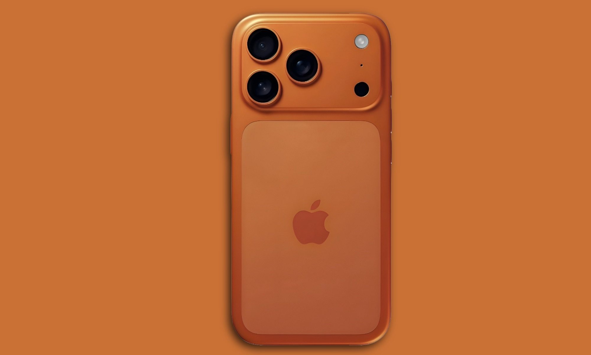 Leaked design concept of iPhone 17 Pro.