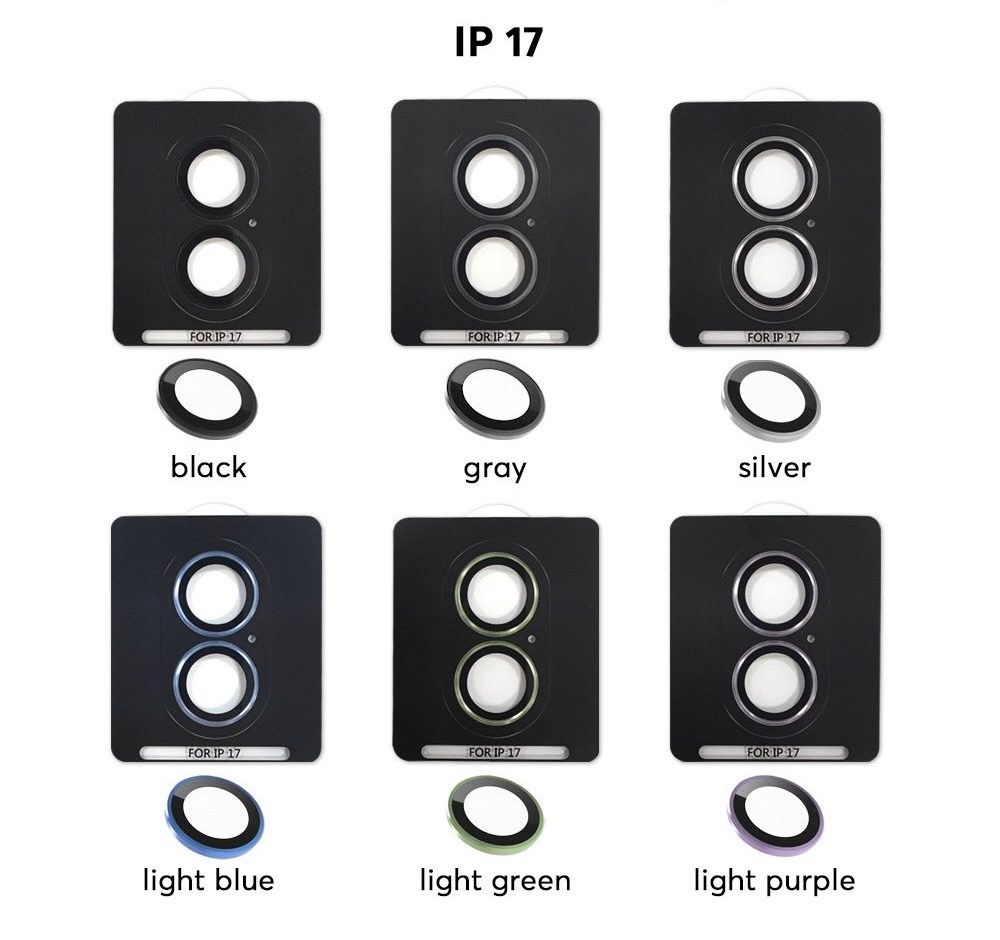 iPhone 17 camera protector colors leak