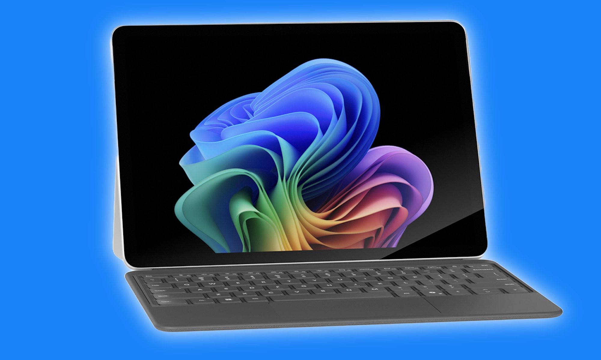 Front view of the Microsoft Surface Pro 12 in tablet.