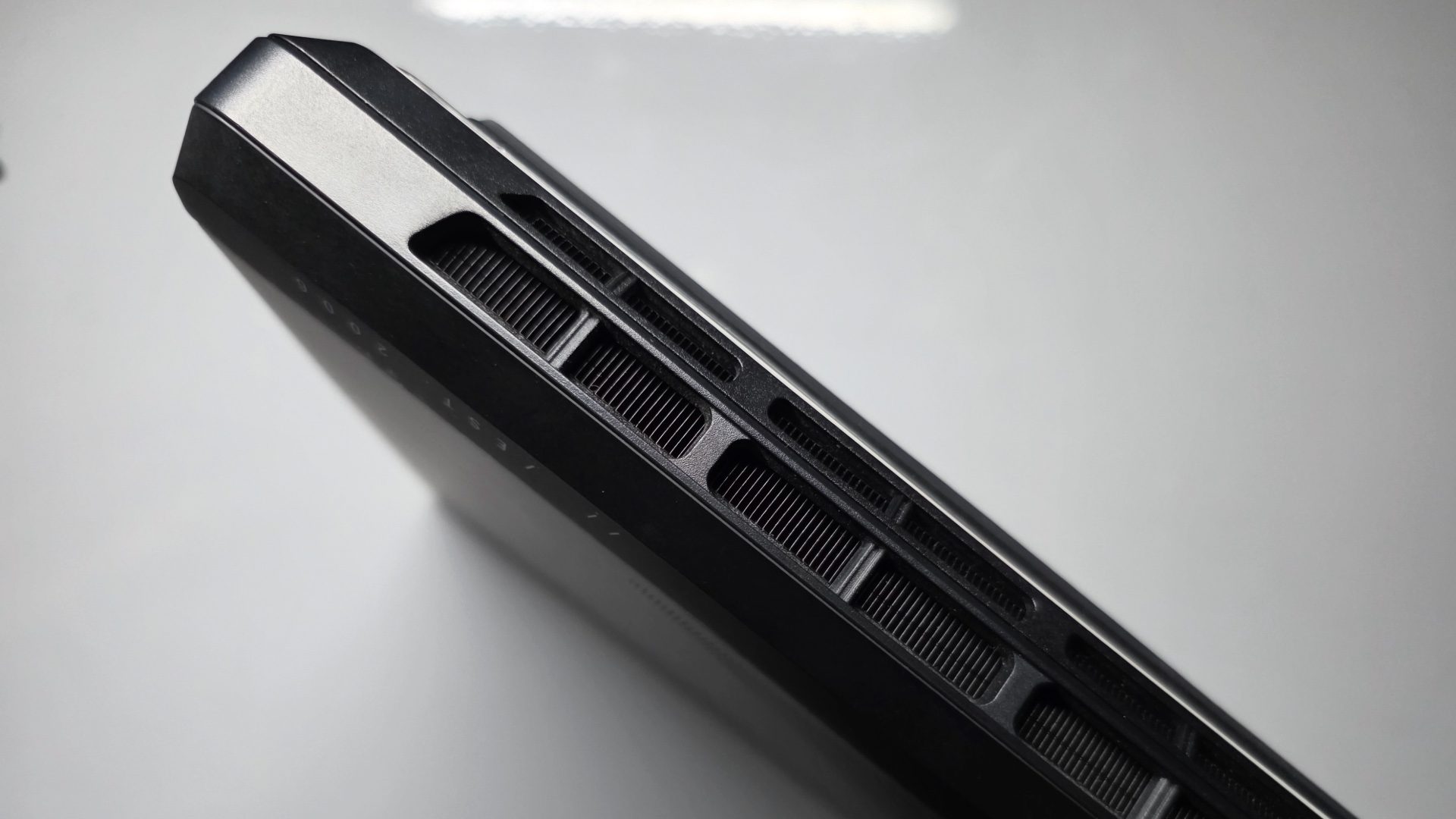 Vents on the Asus ROG Strix Scar 18 laptop.