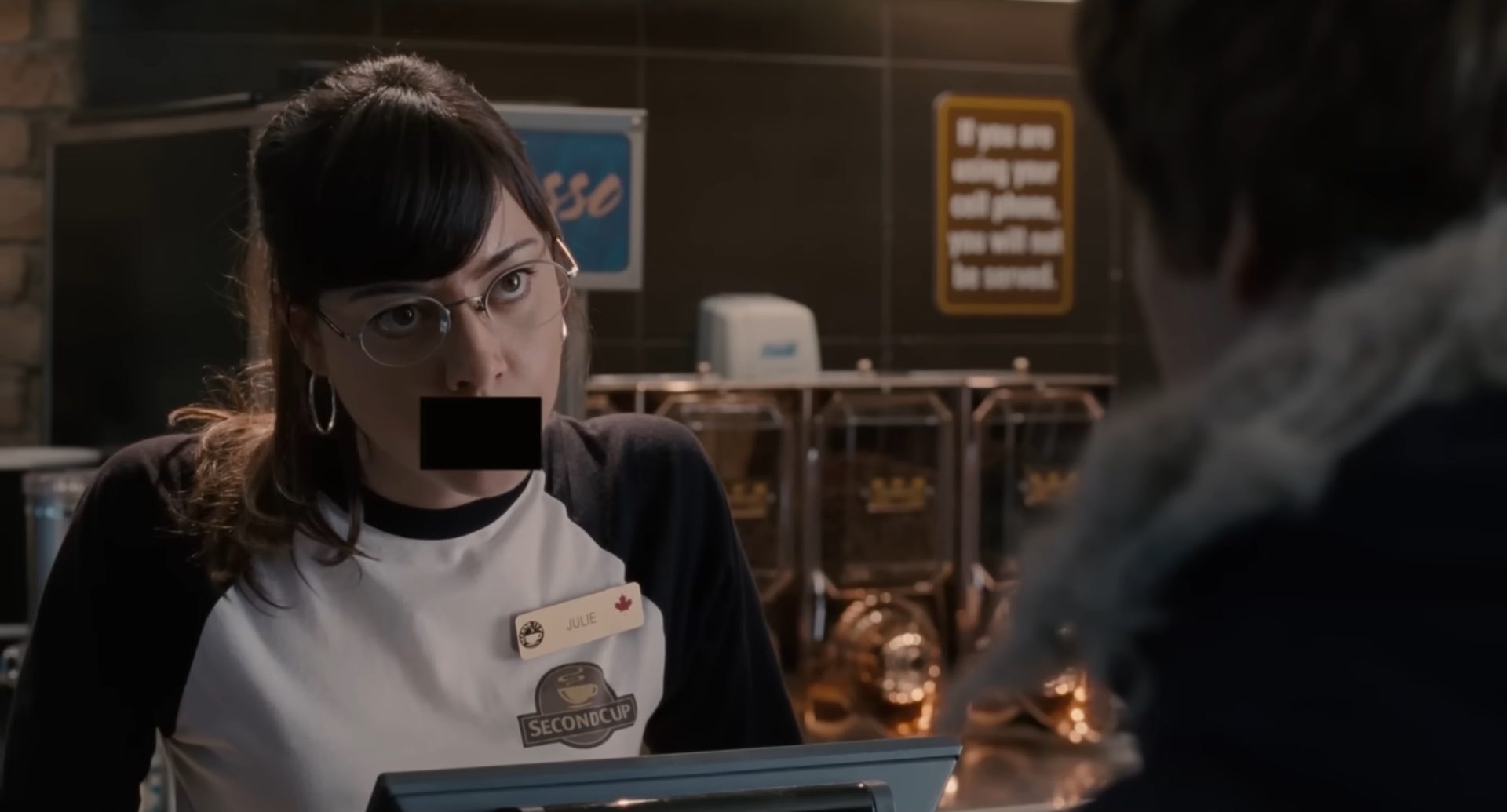 Aubrey Plaza cursing in the film Scott Pilgrim vs. the World.