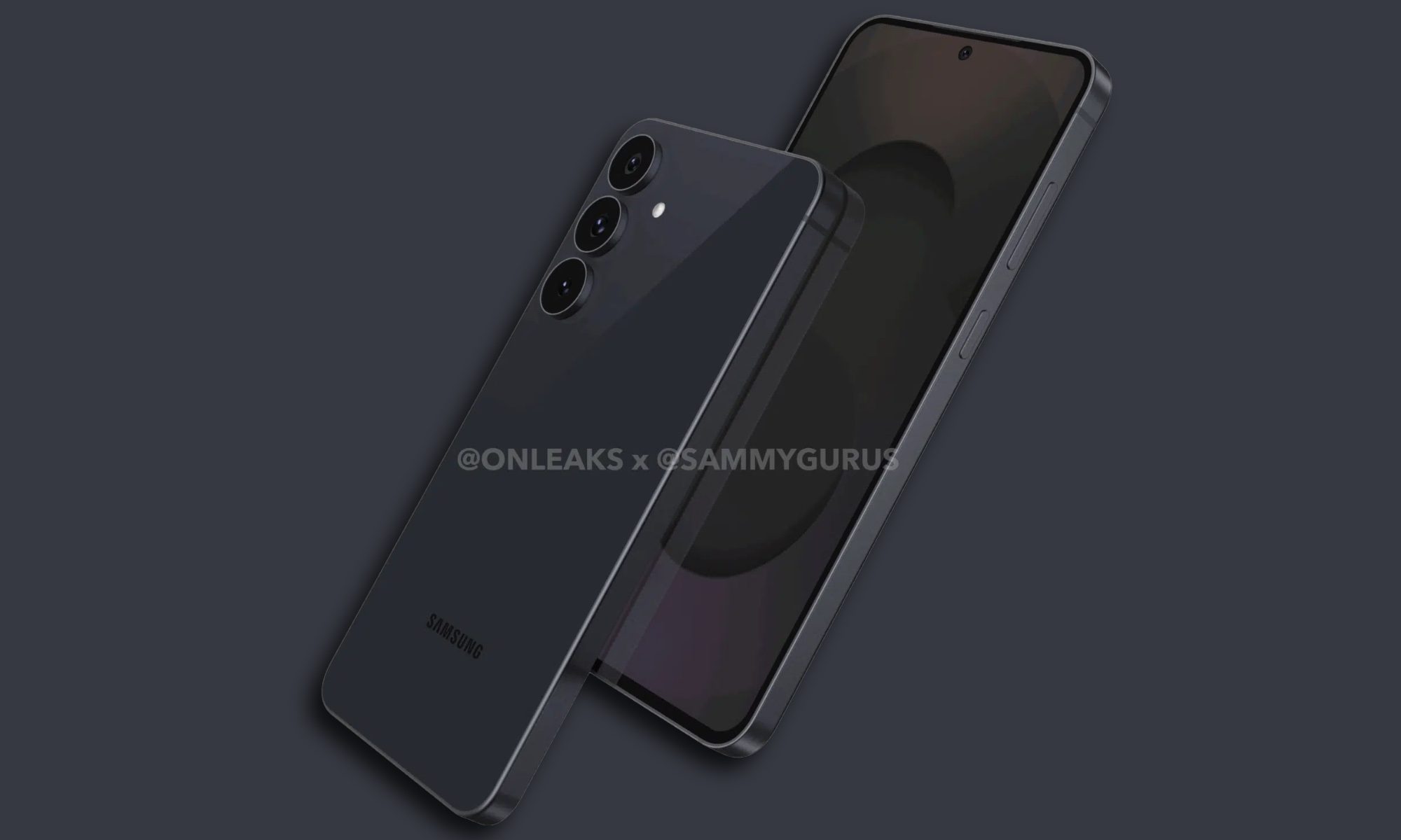 Leaked render of Samsung Galaxy S25 FE.