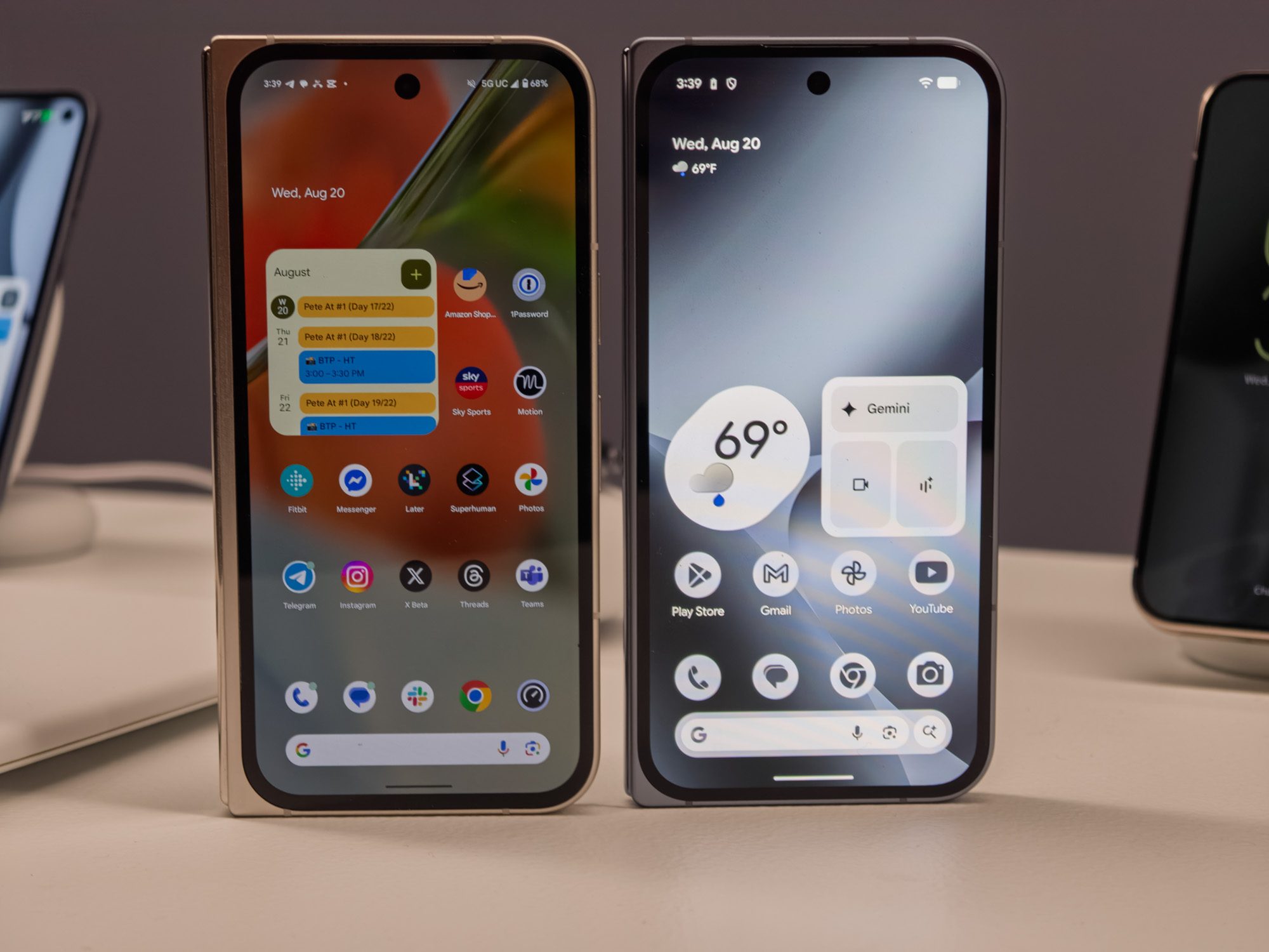 Google Pixel 10 Pro Fold vs Pixel 9 Pro Fold cover screens