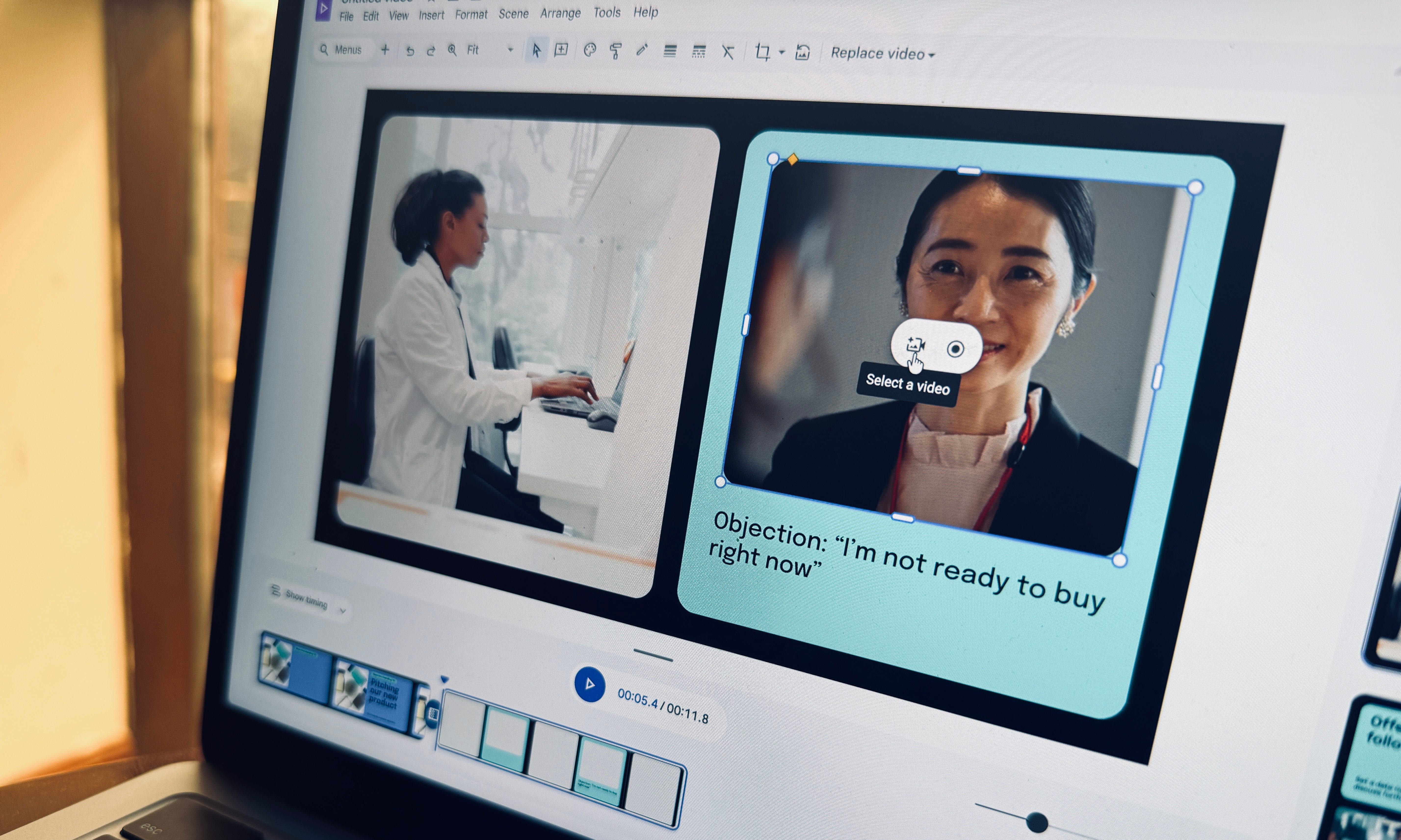 Making use of Google Vids to whip up AI-generated videos.